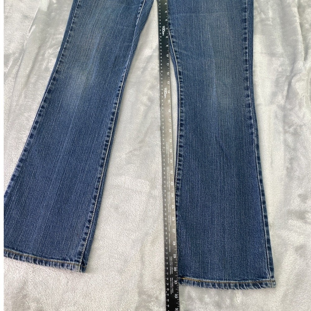 Vintage 00s Levi's 525 Boot Cut Denim Jeans Women's 10 M Blue Stretch Workwear - Picture 6 of 7